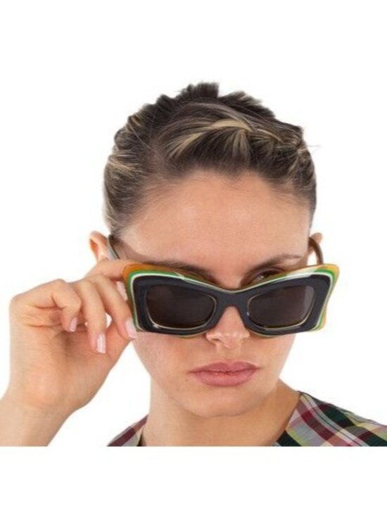NEW LOEWE SUNGLASSES LW40140U 20A MULTICOLOR GRAY WOMEN EYEWEAR main image 4